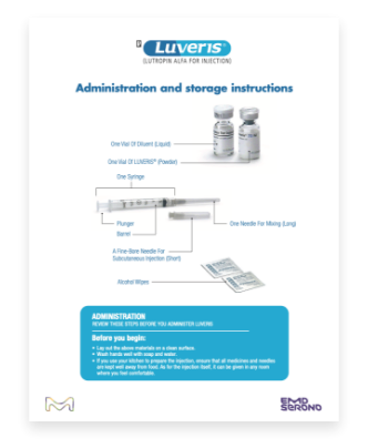 Luveris Injection Guide
